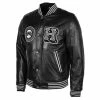 Giacca Pelle Helstons College Rag Nero