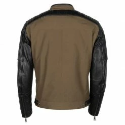Tessuto Giacca Helstons Cruiser Kaki Marrone 5 Tessuto Giacca Helstons Cruiser Kaki Marrone -Negozio di moto Helstons 2021061 km retro