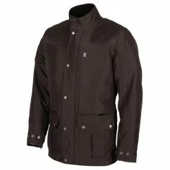 Tessuto Giacca Helstons Duke Marrone