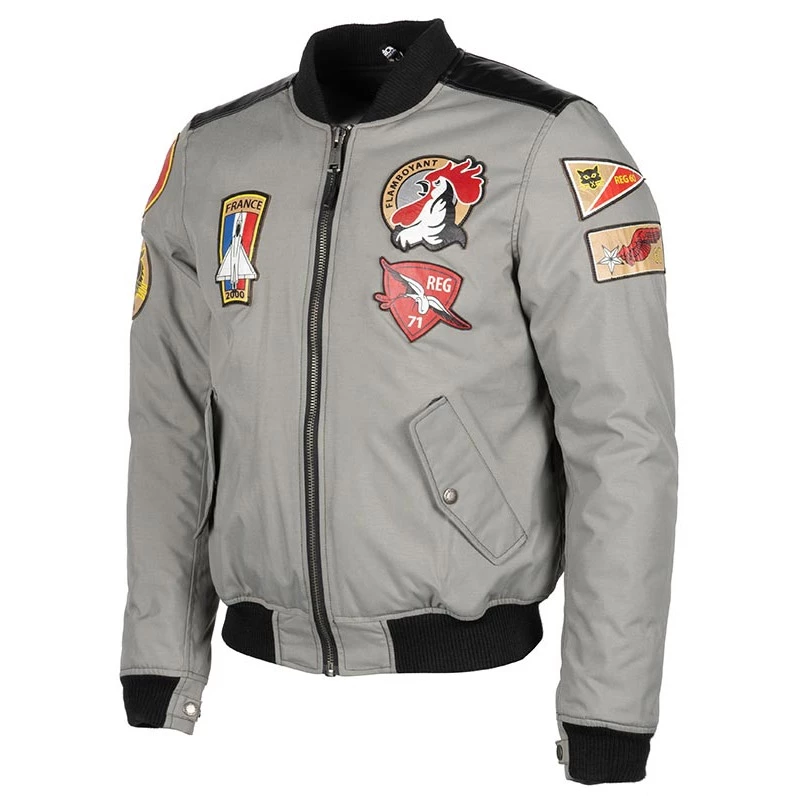 Tessuto Giacca Helstons Lynx Argento 1 Tessuto Giacca Helstons Lynx Argento