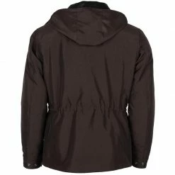 Tessuto Giacca Helstons Barbade Marrone -Negozio di moto Helstons 2021065m retro