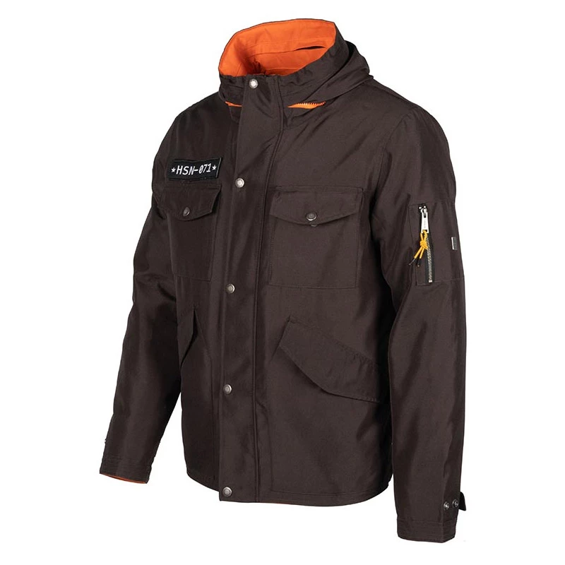 Tessuto Giacca Helstons Trooper Marrone 1 Tessuto Giacca Helstons Trooper Marrone