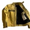 Pelle Giacca Helstons Chevy Cuir Buffalo Oro