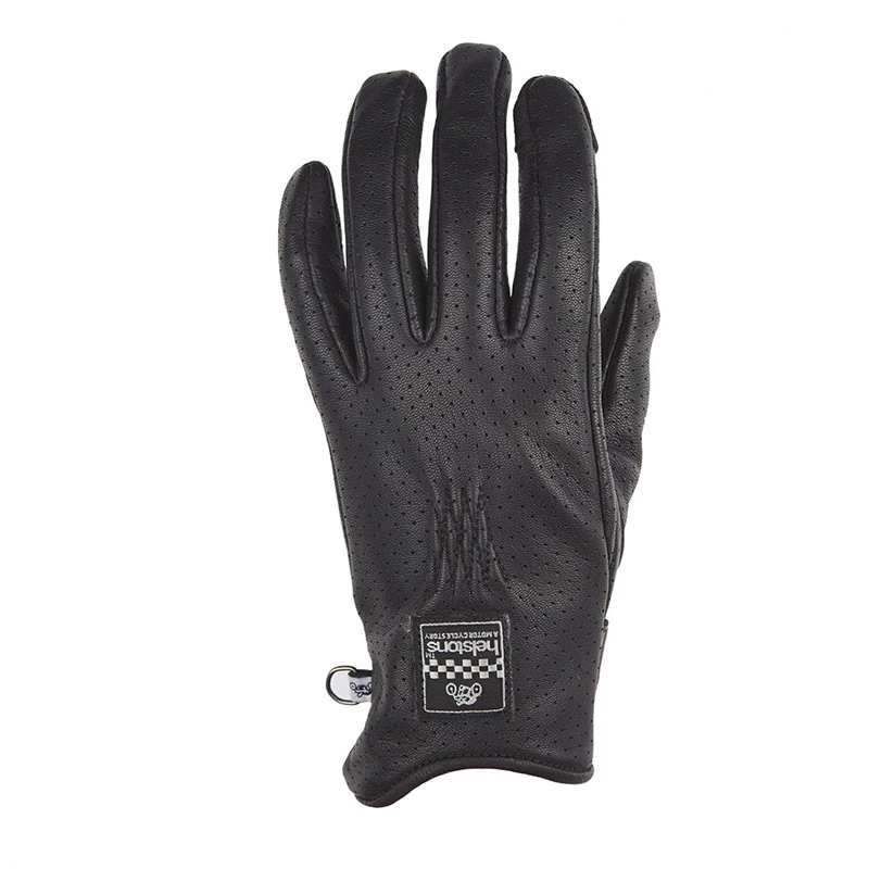 Estivi Guanti Pelle Helstons Condor Air Nero 1 Estivi Guanti Pelle Helstons Condor Air Nero