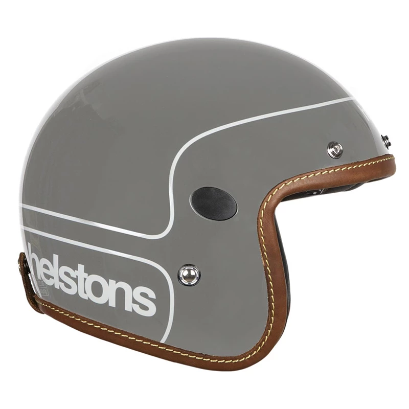 Custom Casco Helstons Corporate Carbon Grigio 2 Custom Casco Helstons Corporate Carbon Grigio - immagine 2