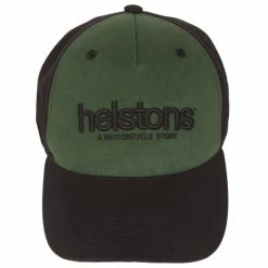 Accessori Cappellino Helstons Corporate Nero Verde