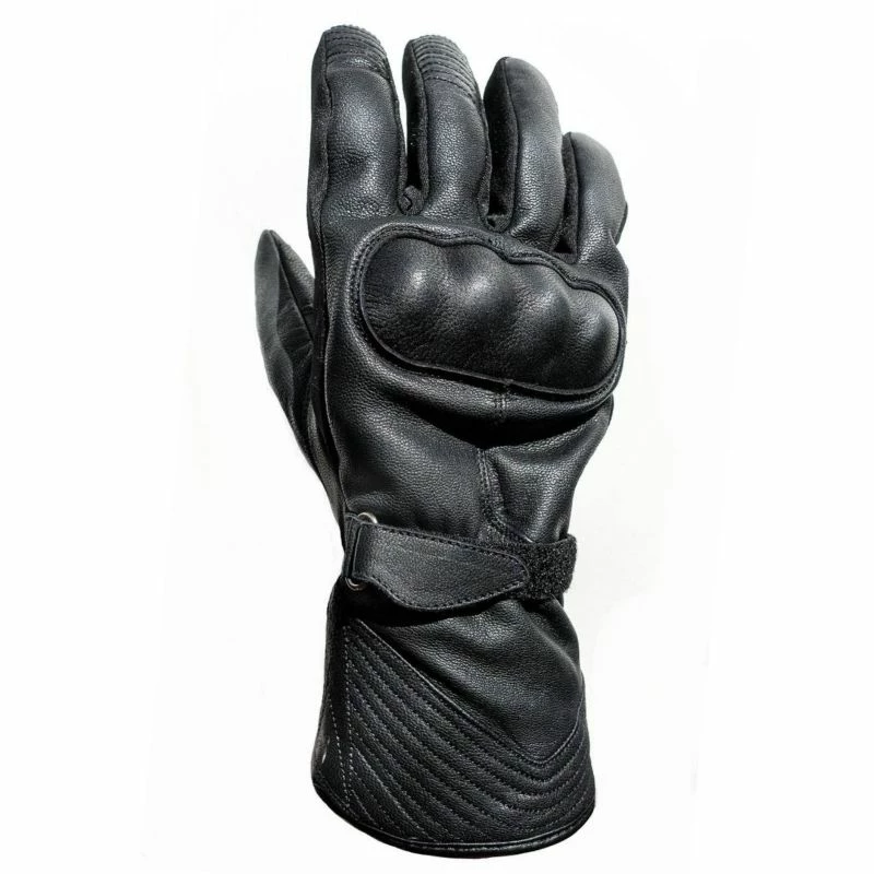 Invernali Guanti In Pelle Helstons Ecko Nero 1 Invernali Guanti In Pelle Helstons Ecko Nero