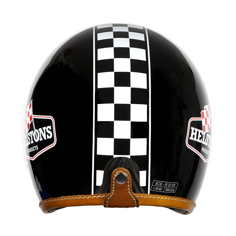 Custom Casco Helstons Flag Carbon Nero 3 Custom Casco Helstons Flag Carbon Nero - immagine 3