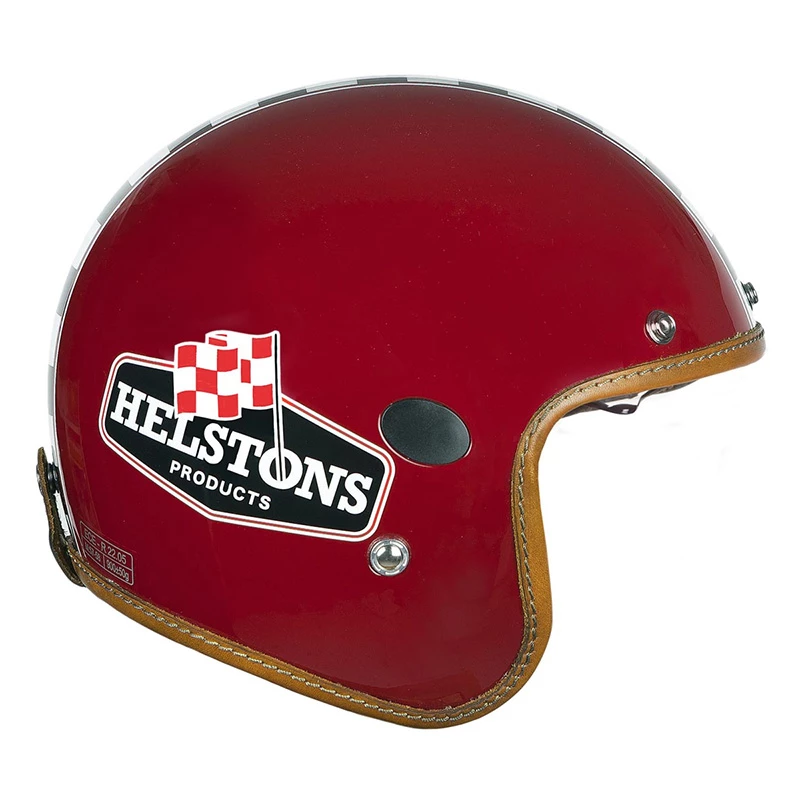 Custom Casco Helstons Flag Carbon Bordeaux 2 Custom Casco Helstons Flag Carbon Bordeaux - immagine 2