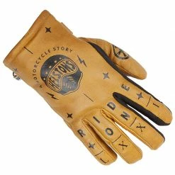 Invernali Guanti Helstons Kustom Helmet Hiver Oro