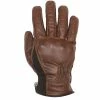 Invernali Guanti Pelle Helstons Pure Hiver Camel Nero