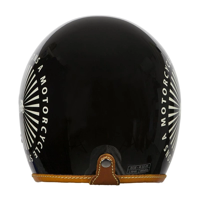 Custom Casco Helstons Sun Carbon Nero 3 Custom Casco Helstons Sun Carbon Nero - immagine 3