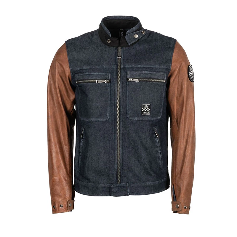 Tessuto Giacca Helstons Winston Blu Tan 1 Tessuto Giacca Helstons Winston Blu Tan